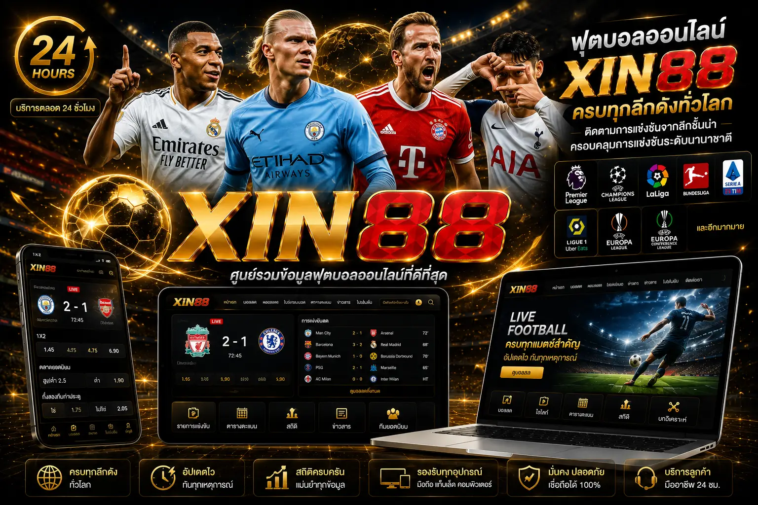 ฟุตบอลออนไลน์ XIN88
